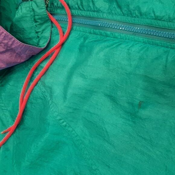 Casual Isle 80's Bright Retro Vintage Reversible Jacket - Picture 8 of 11